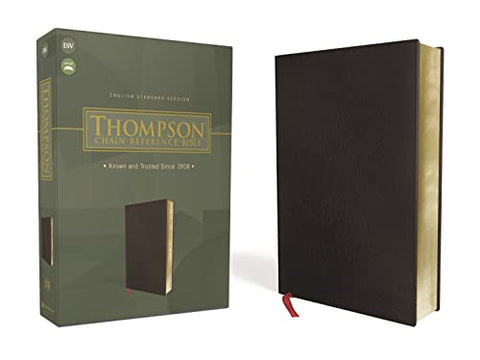 ESV TCR BL: English Standard Version, Black, Bonded Leather, Red Letter
