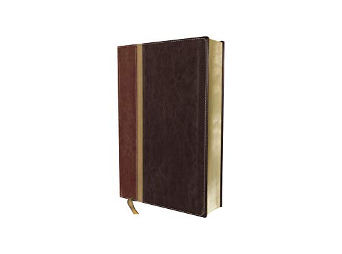 NIV & The Message Parallel Study Bible: Dark Caramel/Black Cherry Italian Duo-Tone