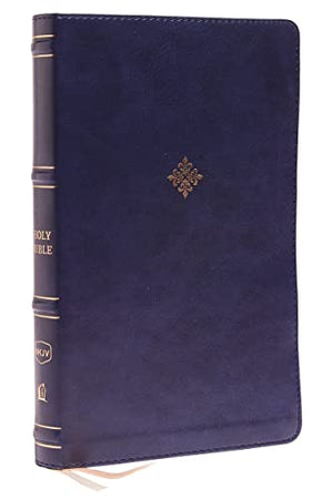 NKJV, Thinline Bible, Leathersoft, Navy, Red Letter, Comfort Print: Holy Bible, New King James Version