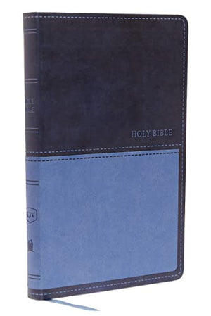 KJV, Value Thinline Bible, Leathersoft, Blue, Red Letter, Comfort Print: Holy Bible, King James Version