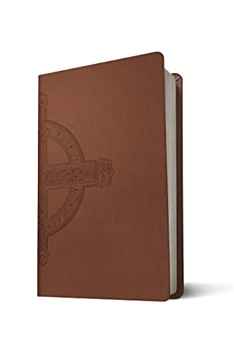 NLT Large Print Premium Value Thinline Bible, Filament Enabled Edition (Leatherlike, Brown Celtic Cross): New Living Translation, Brown Celtic Cross, ... Value Thinline Bible, Filament Enabled