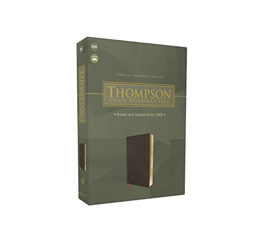 ESV TCR BL: English Standard Version, Black, Bonded Leather, Red Letter