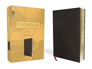 KJV, Thompson Chain-Reference Bible, Handy Size, Bonded Leather, Black, Red Letter: King James Version, Black, Bonded Leather, Handy Size, Red Letter
