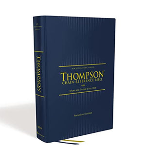 Holy Bible: New International Version, Thompson Chain-reference Bible, Navy, Red Letter, Comfort Print