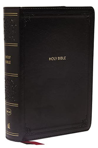 NKJV, End-of-Verse Reference Bible, Compact, Leathersoft, Black, Red Letter, Comfort Print: Holy Bible, New King James Version