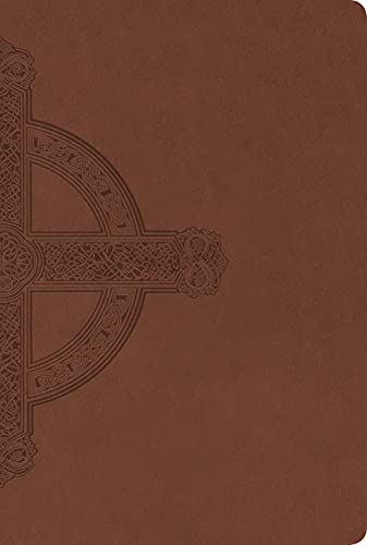 NLT Large Print Premium Value Thinline Bible, Filament Enabled Edition (Leatherlike, Brown Celtic Cross): New Living Translation, Brown Celtic Cross, ... Value Thinline Bible, Filament Enabled