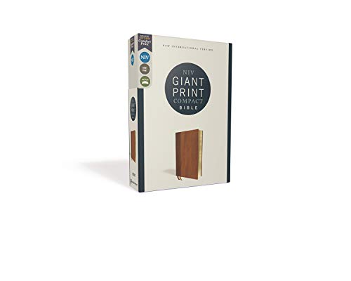 Holy Bible: New International Version, Brown Leathersoft, Giant Print: Red Letter Edition, Comfort Print