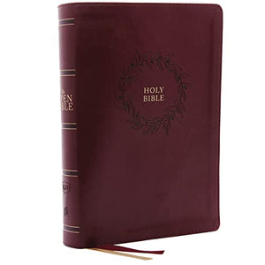The KJV, Open Bible, Leathersoft, Burgundy, Red Letter, Comfort Print: Complete Reference System