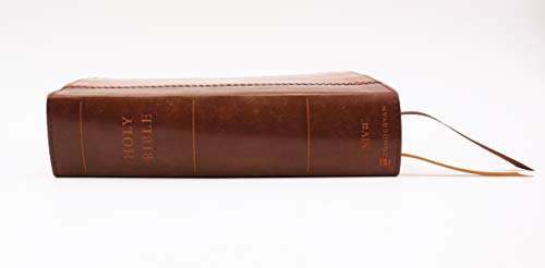 Holy Bible: New International Version, Brown Leathersoft, Giant Print: Red Letter Edition, Comfort Print