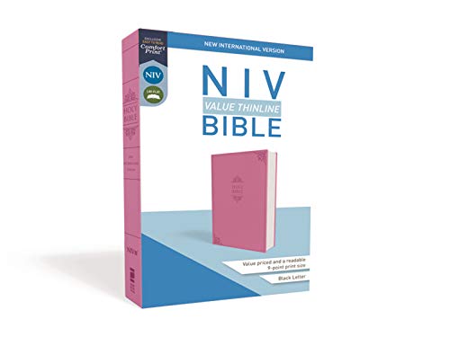 NIV, Value Thinline Bible, Leathersoft, Pink, Comfort Print