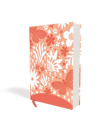 Holy Bible: New International Version, Coral, Leathersoft, Giant Print Bible for Girls, Comfort Print