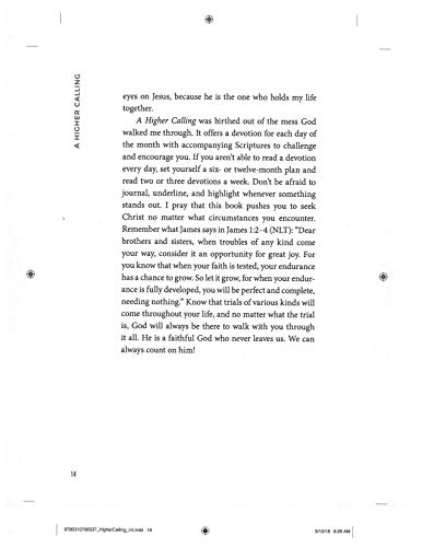 A Higher Calling: Claiming God’s Best for Your Life