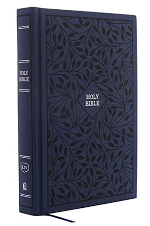 KJV Holy Bible, Giant Print Center-Column Reference Bible, Blue Cloth over Board, 53,000 Cross References, Red Letter, Comfort Print: King James Version: Holy Bible, King James Version
