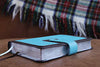 Holy Bible: New International Version, Turquoise/Chocolate, Leathersoft, Thinline, Red Letter