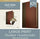 KJV Large Print Thinline Reference Bible, Filament Enabled E: King James Version, Brown & Mahogany Leatherlike, Thinline Reference, Red Letter, Filament Enable,
