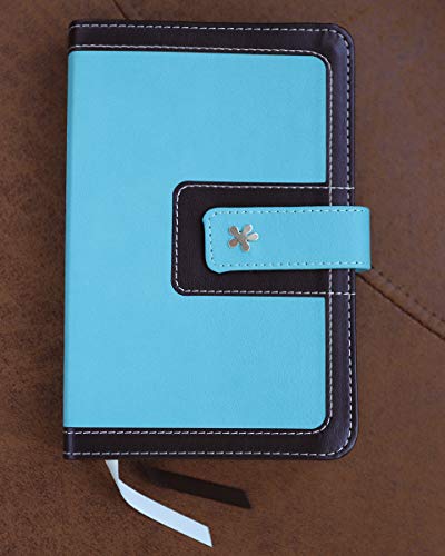 Holy Bible: New International Version, Turquoise/Chocolate, Leathersoft, Thinline, Red Letter
