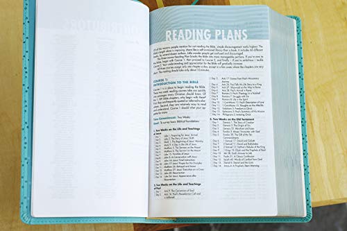 Quest Study Bible: New International Version, Teal, Leathersoft, Comfort Print, Personal Size