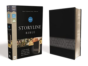 NIV Storyline Bible: New International Version, Black, Leathersoft, Each Story Plays a Part, See How They All Connect