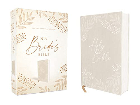 Holy Bible: New International Version, Bride's Bible, Cream, Cloth over Board, Red Letter, Comfort Print