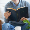KJV, Foundation Study Bible, Large Print, Leathersoft, Black, Red Letter, Comfort Print: Holy Bible, King James Version