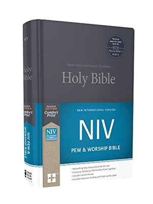 Holy Bible: New International Version, Blue, Pew & Worship Bible
