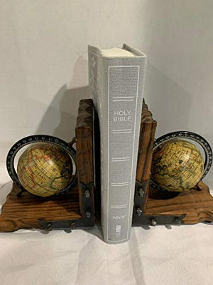 NIV Giant Print Holy Bible Gray Cloth Flexcase