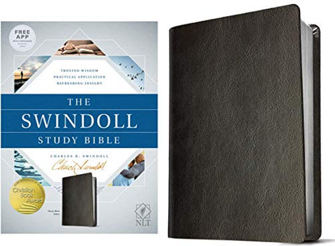 NLT Swindoll Study Bible Black, The