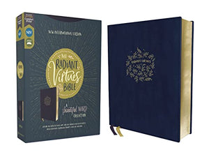 NIV Radiant Virtues Bible: New International Version, Navy Leathersoft: A Beautiful Word Collection, Red Letter, Comfort Print