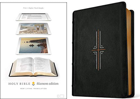 NLT Filament Bible, Black: The Print+digital Bible