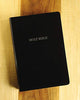 NIV, Reference Bible, Giant Print, Leather-Look, Black, Red