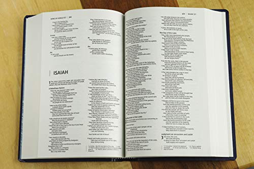 Niv, Gift And Award Bible, Leather-Look, Blue, Red Letter Edition, Comfort Print