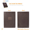 KJV Super Giant Print Brown Red Letters