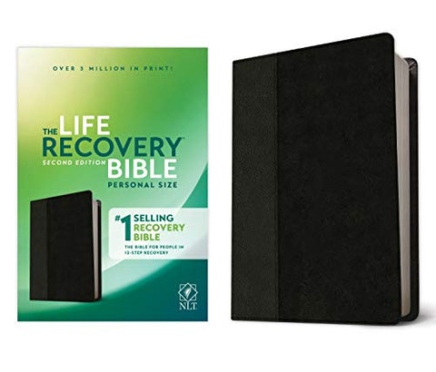 NLT Life Recovery Bible, Second Edition Personal Size, Black