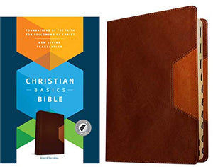 NLT Christian Basics Bible Brown/Tan, Indexed, The: New Living Translation, Brown & Tan, Leatherlike