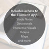 NLT Filament Bible, Black: The Print+digital Bible