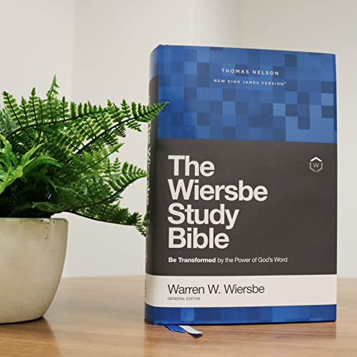 NKJV, Wiersbe Study Bible, Hardcover, Red Letter, Comfort Print: Be Transformed by the Power of God’s Word
