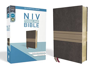 Holy Bible: New International Version, Chocolate/Tan Leathersoft, Thinline, Red Letter