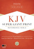 KJV Super Giant Print Reference Bible, Black/Tan LeatherTouch