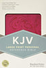 KJV Reference Bible, Personal Size, Large Print, Pink