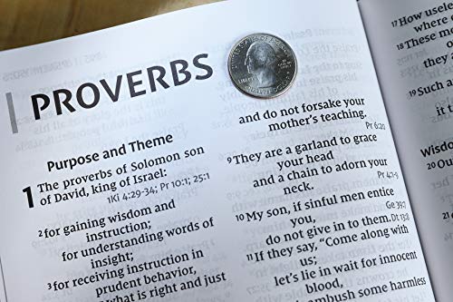 NIV, Reference Bible, Giant Print, Leather-Look, Black, Red