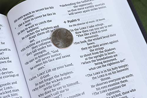NIV, Personal Size Bible, Large Print, Leathersoft, Black, R