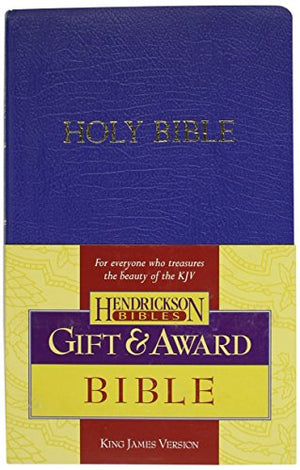 KJV Gift and Award Bible - Blue: King James Version, Blue, Imitation Leather, Gift & Award