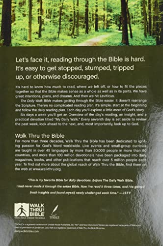 Daily Walk Bible-NIV: Explore God's Path to Life