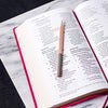 NKJV, End-of-Verse Reference Bible, Personal Size Large Print, Leathersoft, Pink, Red Letter, Comfort Print: Holy Bible, New King James Version