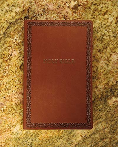 NIV, Holy Bible, Soft Touch Edition, Leathersoft, Brown, Com