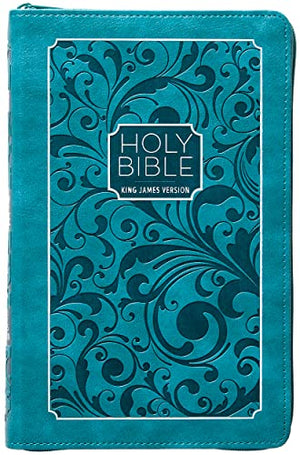 KJV Holy Bible Zip Turquoise: King James Version, Turquoise, Zip