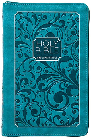 KJV Holy Bible Zip Turquoise: King James Version, Turquoise, Zip