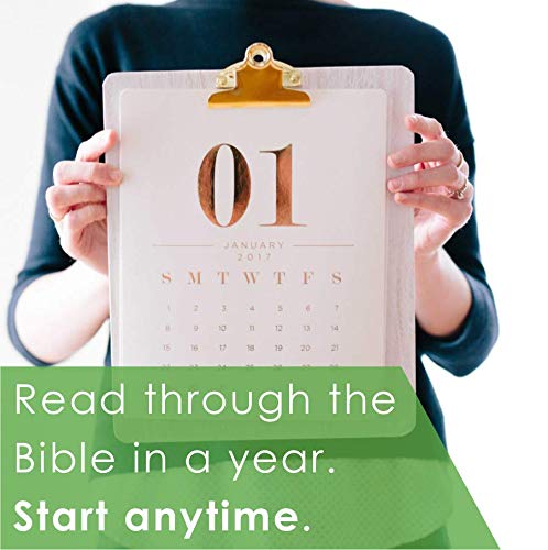 NLT Daily Reader's Bible (Red Letter, Hardcover)