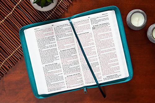KJV Holy Bible Zip Turquoise: King James Version, Turquoise, Zip