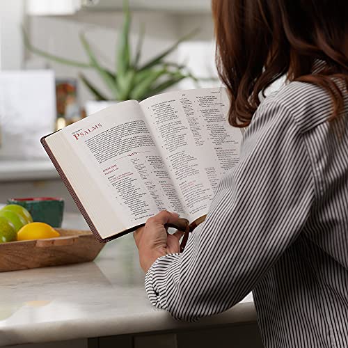 NKJV, Reference Bible, Classic Verse-by-Verse, Center-Column, Leathersoft, Black, Red Letter, Comfort Print: Holy Bible, New King James Version